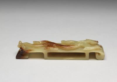 图片[3]-Jade scabbard slide with chi tiger pattern, Song to Yuan dynasties, 960-1368 C.E.-China Archive